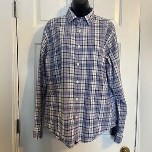 UNTUCKit Men's plaid lightweight Button DownShirt